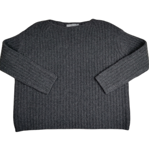 Vince Soft Grey Cashmere Blend Sweater - Picture 1 of 5